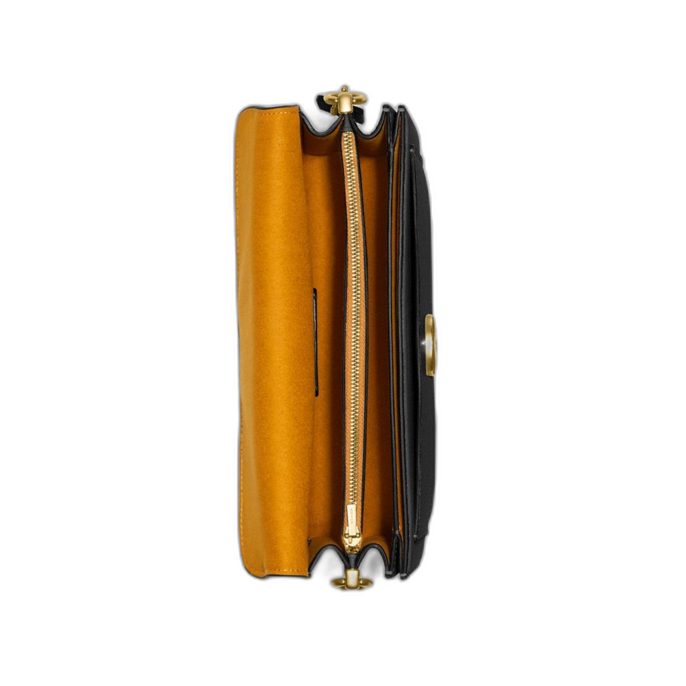 Tabby Schultertasche 26 – Gold/Schwarz